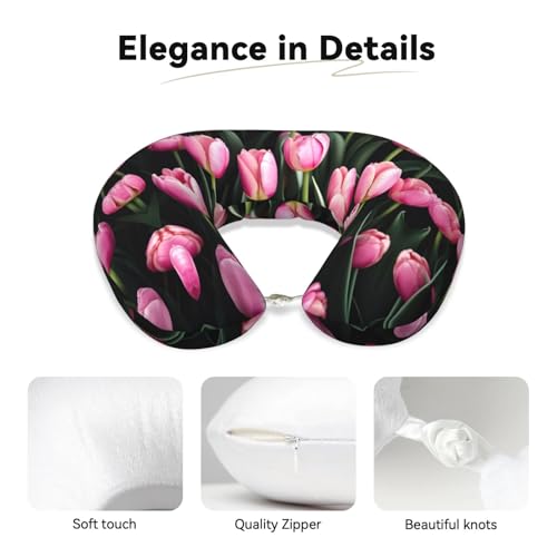 Almohada de espuma viscoelástica con funda negra miniatura 4