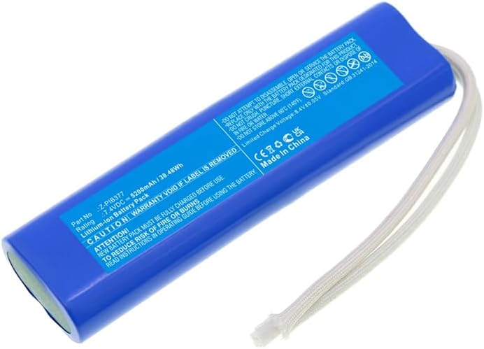 Z-PIB377 5200mAh 7.4v 5.2Ah Spot Light Battery for ADJ American DJ WIFLY EXR QA5 IP Spotlight