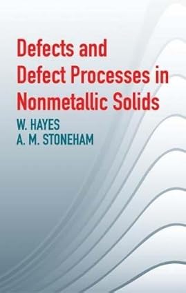 Defects And Defect Processes In Nonmetallic Solids
