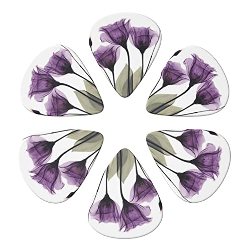 Purple Flowers Lot de 6 médiators pour guitare acoustique, guitare électrique, basse, ukulélé – fins, moyens et épais. - Les Beatles, Paul McCartney, John Lennon, RIngo Starr, George Harrison Purple Flowers Lot de 6 médiators pour guitare acoustique, guitare électrique, basse, ukulélé – fins, moyens et épais. – Image 5