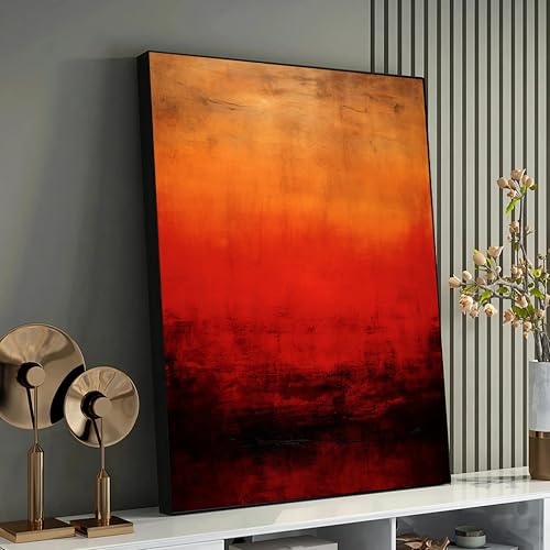 Toile prête à accrocher tableau de décoration contemporain 50x70cm