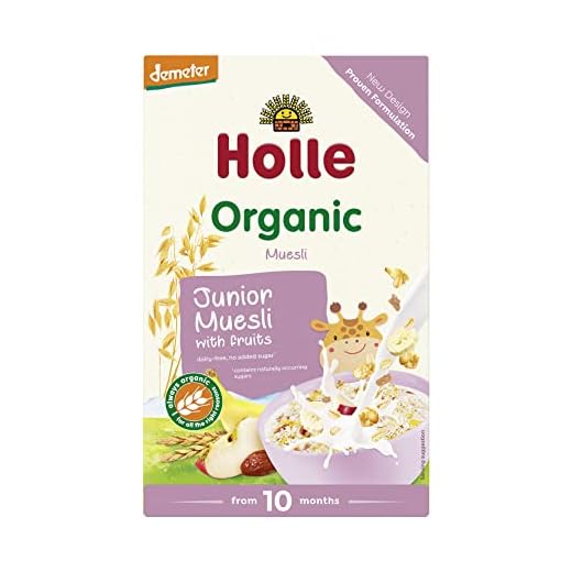 Holle Muesli Multicereales Con Fruta +10 Mese 250 g