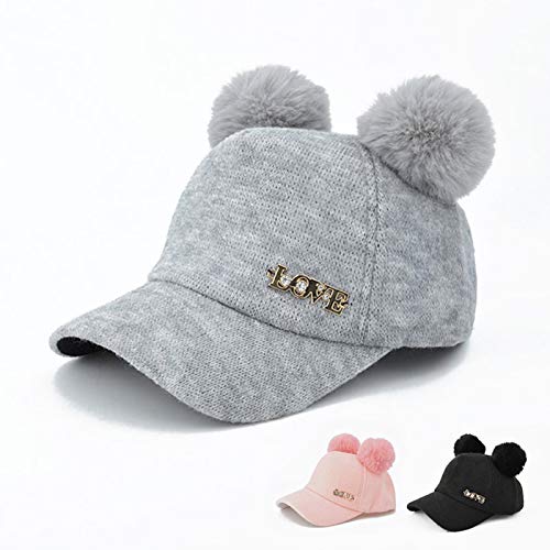 Gorra de béisbol infantil y gorro de niños abrigado para invierno 2