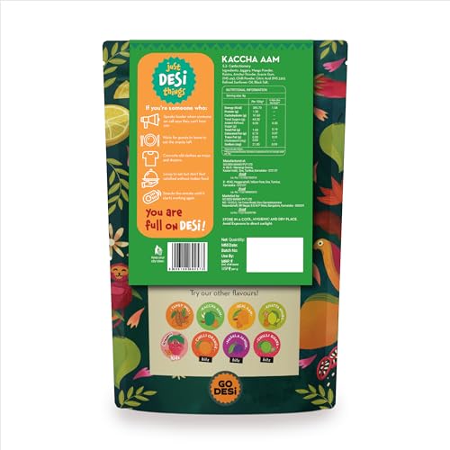 GO DESi Kaccha Aam Pop, Aam Candy, 3 x Pack of 10 pcs, Desi Popz, 240 g