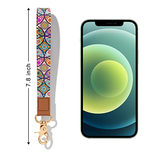 Image of Wrist Lanyard Key Chain, Cute Wristlet Strap Keychain Holder for Women Men Car Keys ID Badges Card Wallet Phone Camera