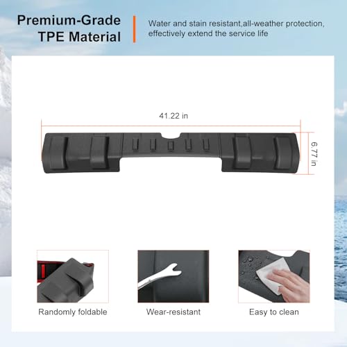 Image of powoq Rear Roof Protector Compatible with 2015-2022 Chevy Colorado Truck Cab Roof Protector Replacement for 2015-2022 Chevy Colorado Accessories