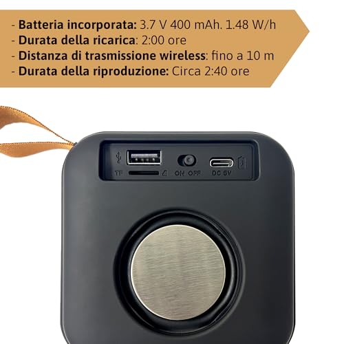 CASSA BLUETOOTH IRRADIO IR-203 Sound+ - 8