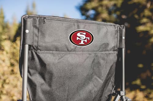 Image of Picnic TIME NFL Unisex-Adult NFL Outlander Folding Camping Chair with Cooler, Heavy Duty Beach Chair