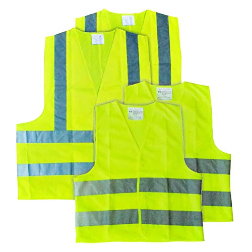 AA High Visibility Fluorescent Safety Vests AA0507 - Family Pack...