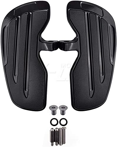 KYN for Indian Scout Bobber 2018-2021, Scout Bobber ABS 2018-2020, Twenty/Sixty 2020-2021, Twenty ABS/Sixty ABS 2020 Motorcycle Rider Floorboards Driver Foot Rests Pegs (Black)