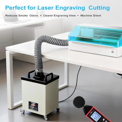 Image of MN02 200W Laser Fume Extractor with LED Remote Filter Alert