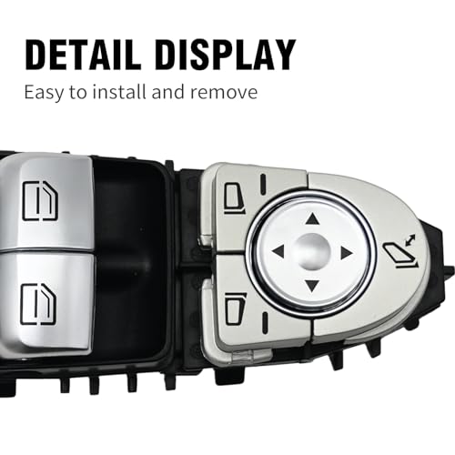 Front Driver Side Electric Power Window Control Switch Replacement for Mercedes-Benz C Class W205 2013-2019 A2059056811 A2229056800