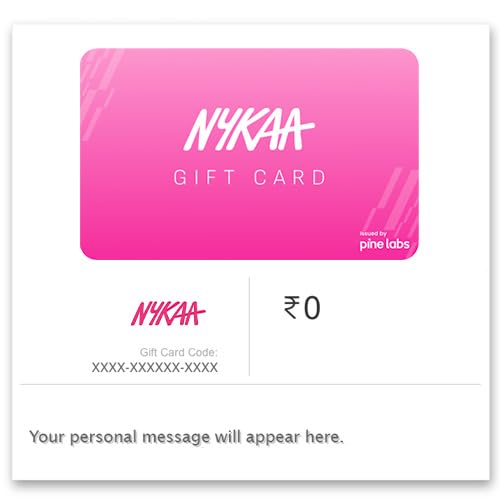 Nykaa |Flat 5% off | E-Gift Card | Instant Delivery | Valid for online purchase | 1 year Validity