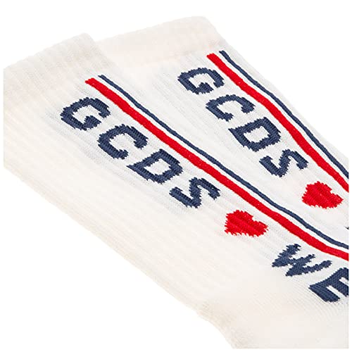 GCDS men socks bianco2