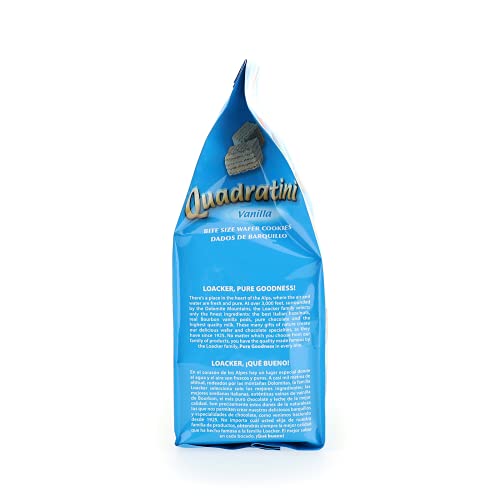 Loacker Quadratini Vanilla Wafer Cookies, 8.82 Ounce #TOP4