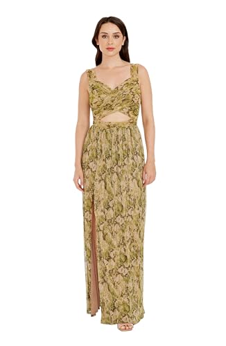 Amazon.com: Dress the Population Women's Mirabella Pleated Plisse Knit,  Maxi, Fit and Flare, Sweetheart Neck Dress, Lime Green M, XX-Small :  Clothing, Shoes & Jewelry