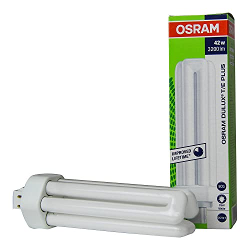 Osram Dulux T/E GX24Q-4 42w Cool White (4000k) Compact Fluorescent Light Plus Lamp