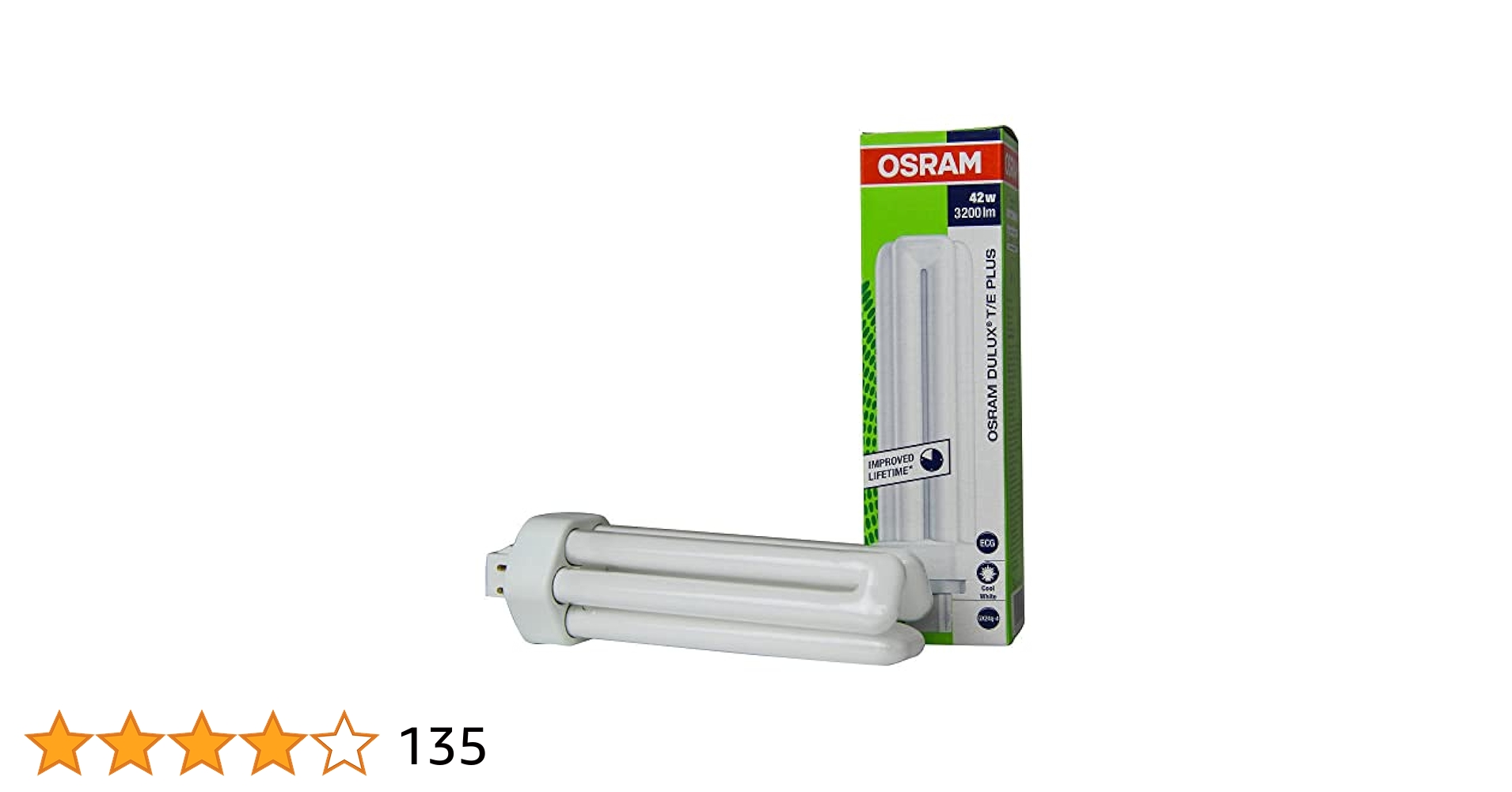 新品未開封　OSRAM DULUX T/E PLUS 42W 蛍光灯　20本 OSRAM コンパクト形蛍光ランプ DULUX T/E PLUS 42W/850 蛍光灯