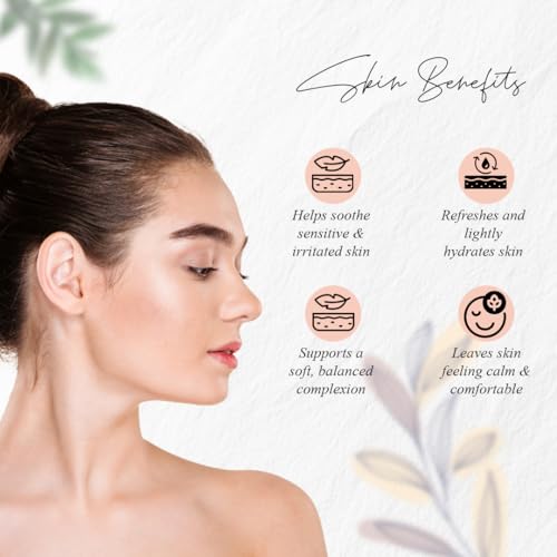 Image of Chamomile Floral Water 100ml | 100% Pure & Natural Skin Toner | Soothing Face Mist for Acne, Sunburn & Irritation | Alcohol-Free Hydrosol for Skin & Hair
