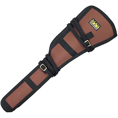 TrailMax Scope Carbine Rifle Scabbard, Gun Case, Fits up to 24 inch Barrel W/ 40mm Scope, 1 inch Turrets, Attaches to Horse Saddle, ATV/UTV, Shock Absorbent, Heavy Duty Polyester Shell Cover