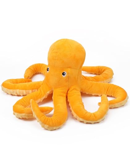 Djungelskog 50cm/20inch Octopus Plush, Octopus Plush Stuffed Animal – Soft Giant Kawaii Octopus Toy for Kids & Adults, Cute Ocean Animal Pillow for Bed, Couch, Birthday Gift (50cm/20inch)