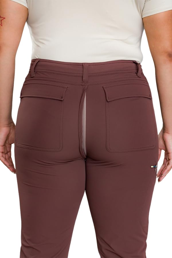 Women's Go There Hiking Outdoor Pants with GoFly Pee Zipper3