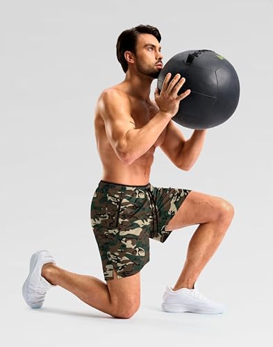 Image of G Gradual Men's Gym Workout Shorts Zipper Pockets 5 inch / 7 inch Quick Dry Breathable Runing Athletic Short for Men
