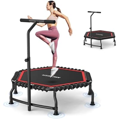 ANCHEER 50'' Trampoline, Rebounder Tram...