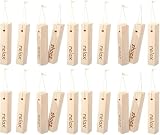 Ncheli 20 Barras de Madera de Cedro Natural con Cuerda 2x2x10cm | Anti Polillas Armario 100% Natural Sin Quimica | Alternativa a Las Bolas de Naftalina | Proteccion Ropa Lana Cachemir