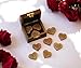 Artistic (TM - I Love You Gift of 15 Hearts with Beautiful Love Quotes Printed on Wooden Hearts, Unique Way to say I Love You, for Wife/Girl Friend/Husband/Boy Friend