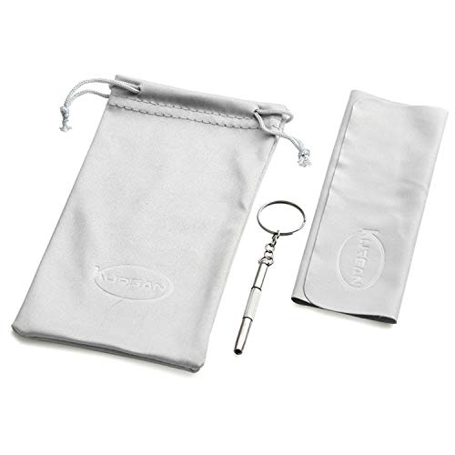 Kursan Non Prescription Clear Lens Fake Glasses For Women Men Retro Round Metal Frame Eyeglasses (Bright Black) #TOP6