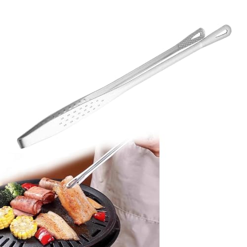 DIANX トング ステンレス スリム 菜箸トング 24.5cm/28.5cm 焼肉トング 軽い力で握れる 滑りにくい キャンプ バーベキュー 薬味 調理用 食洗機対応 洗いやすい