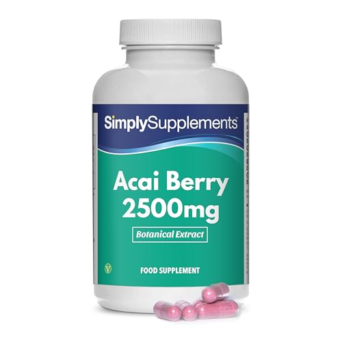 Acai Beere 2500mg - 240 Kapseln - Geeignet für...