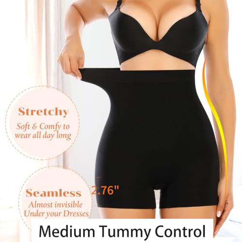 Image of Womens Seamless Shaping Boyshorts Panties Tummy Control Underwear Slimming Shapewear Slip Shorts
