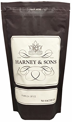 Harney & Sons Pumpkin Spice Herbal Tea Sachets, 50 Count image 3