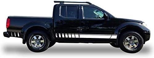 Decal Sticker Vinyl Lower Sport Stripes Compatible with Nissan Frontier 2004-Present