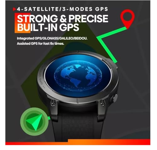 Smartwatch Zeblaze Stratos 3 (Black) – Image 4