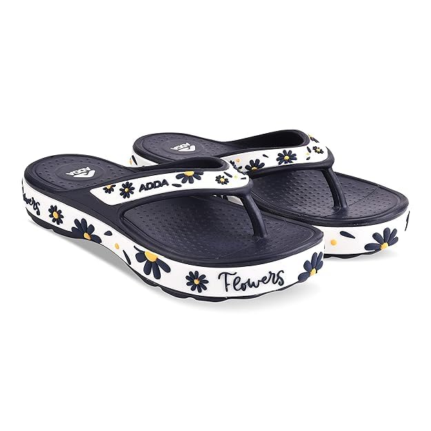 Image of ADDA Slippers for Women || Durable & Comfortable || Anti-skid Sole || Lightweight || Fashionable || Super Soft || Outdoor Slipper