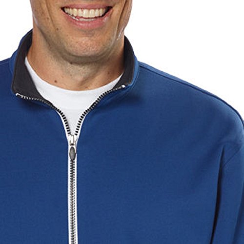 Pebble Beach Men's Full Zip Jacket-Dark Blue, Medium3
