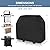 EVLIQUIL Grill Cover for Outdoor Grill,BBQ Gas Grill Cover 64 Inch,Heavy Duty Waterproof UV & Fade Resistant Barbecue Cover Fit for Weber Char-Broil Nexgrill Brinkmann and More Outside(Black).
