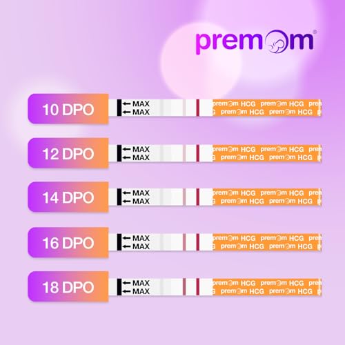 premom pregnancy test strips- 30 pack early detection pregnancy test kit powered by premom ovulation predictor ios and android app
