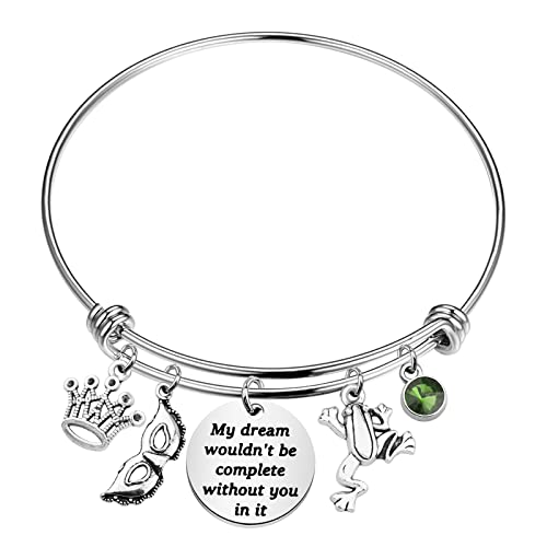 BAUNA Fairytale Frog Inspired Bracelet for Fans My Dream Wouldn’t Be Complete Without You In It Jewelry