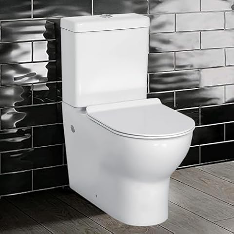 Sorrento Close Coupled Toilet with Soft Close Seat Cover