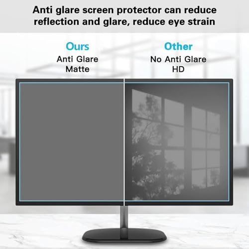 Pellicola protettiva opaca antiriflesso per schermo TV, riduce l'affaticamento degli occhi e blocca la luce blu per un maggiore comfort visivo