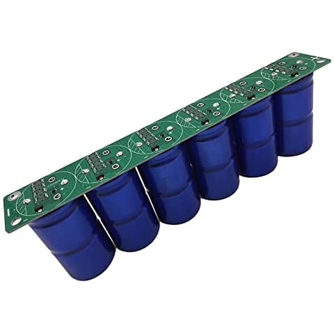 Ticfox 6pcs/set 16V 83F Super Farad Capacitor Single Row 2.7V 500F Electrolytic Ultracapacitor Cover