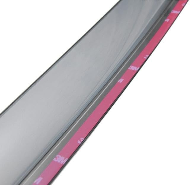 WellVisors Window Visors Wind Deflectors Compatible with BMW E71 X6 2008-2014 with Black Trim Rain Guards 3-847BM006