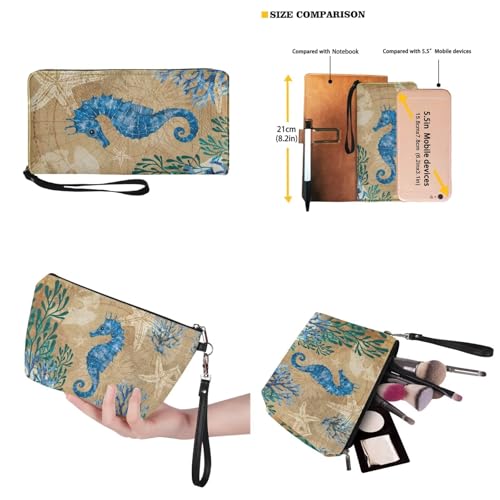Image of Top Handle Purse for Women, Large Tote Handbag With PU Wallet Set, Gift for Mom