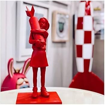 その他 MEDICOM TOY - BANKSY Flying Balloons Girl Bomb Hugger Flying Balloons Girl (GESSO Ver.)Flying Balloons Girl (GESSO