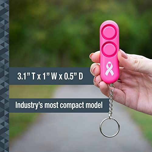 Sabre Personal Alarm With Key Ring, 120Db Alarm, Audible Up To 1,280 Feet (390 Meters), Simple Operation, Reusable, Pink #TOP2
