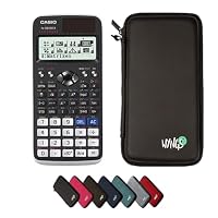 Casio fx-991DE X Classwiz inkl. WYNGS Schutztasche Schwarz - Wissenschaftlicher Taschenrechner - Basic Set